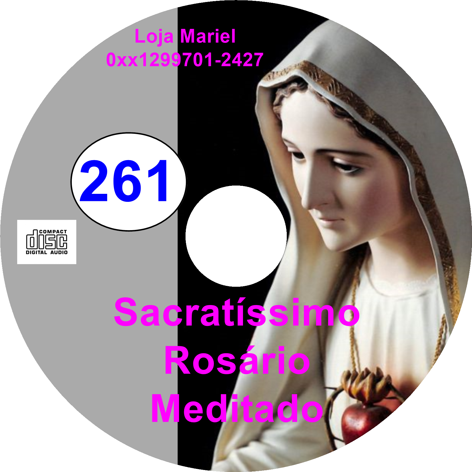 CD Rosário Meditado 261 CD Rosário Meditado 261